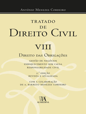 cover image of Tratado de Direito Civil VIII--2ª Edição Revista e Atualizada